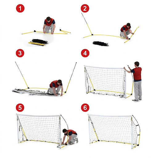 Arco de Futbol Plegable
